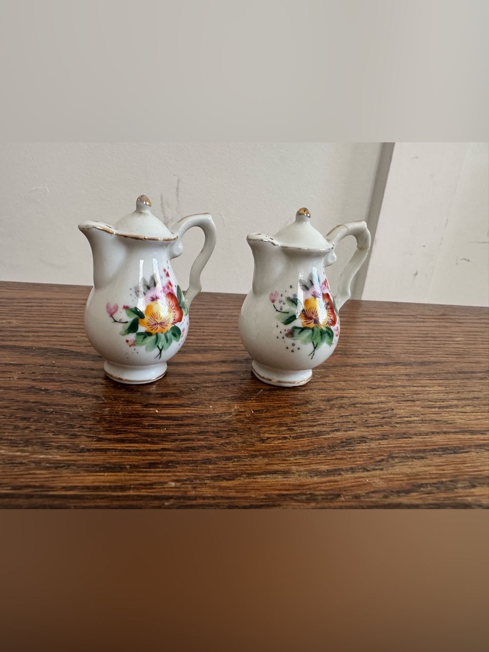 Tea cup Salt and Pepper Shakers